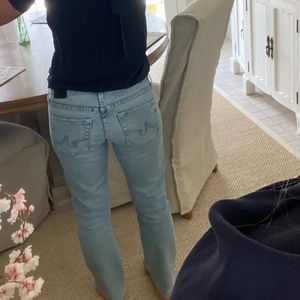 COPY - Anthropologie AG relaxed Nolan ankle button jeans